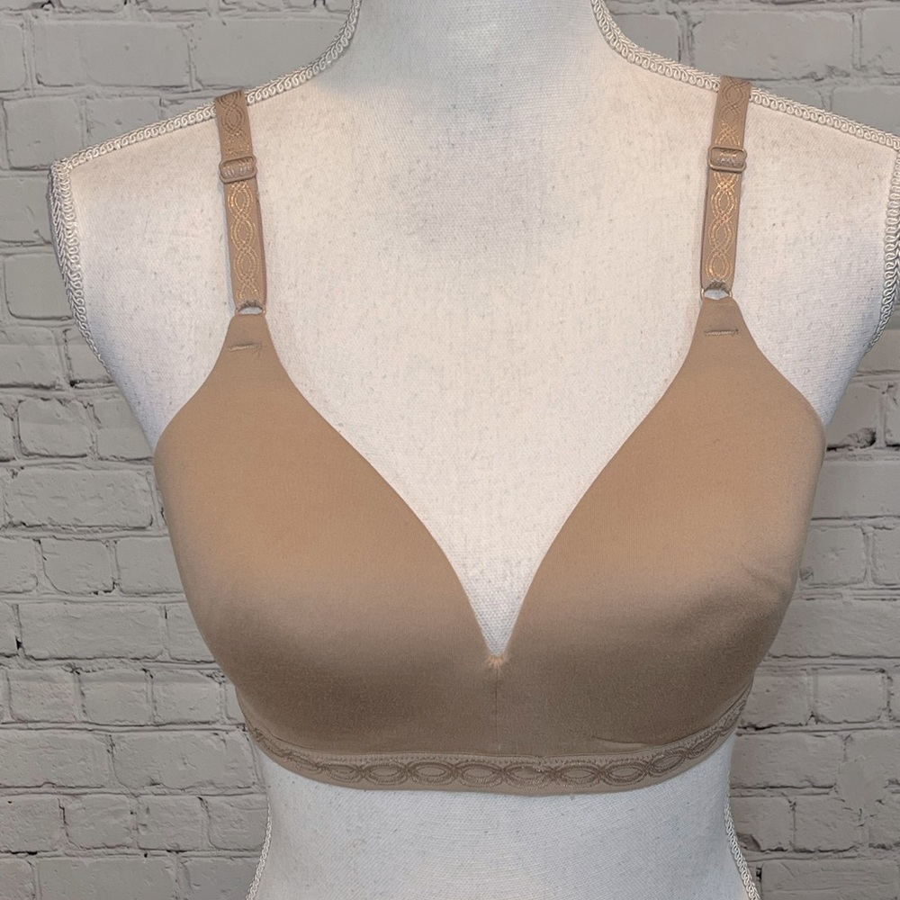 WARNER'S Bra "Cloud 9" Full Coverage Wireless Contour Tan-34C